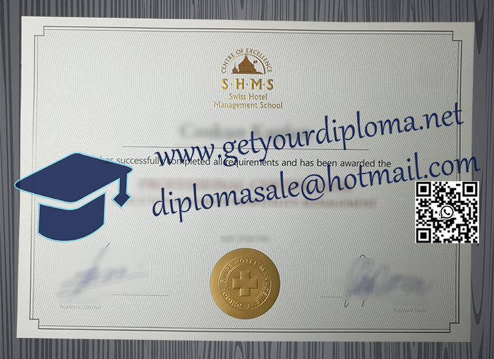 Swiss Hotel Management School diploma