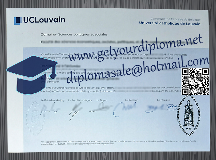 UCLouvain degree