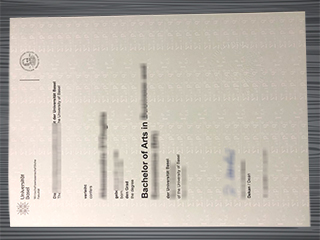 Universität Basel diploma