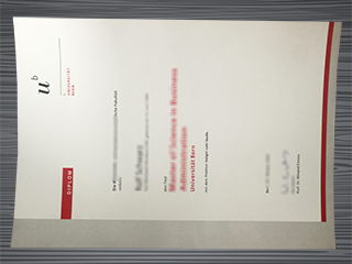 Universität Bern diploma
