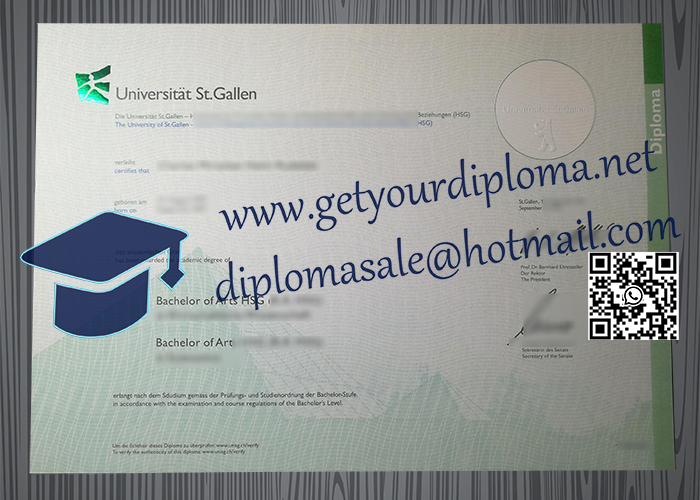Universität St. Gallen degree