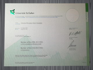 Universität St. Gallen diploma