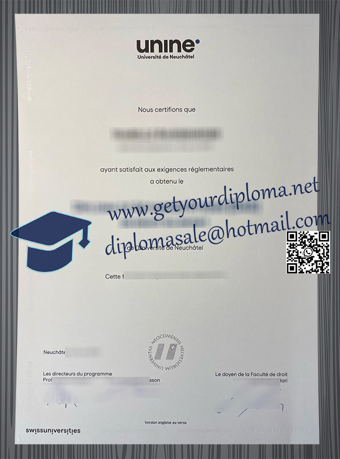 Université de Neuchâtel degree
