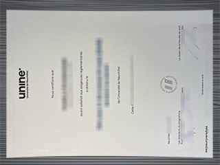Université de Neuchâtel diploma