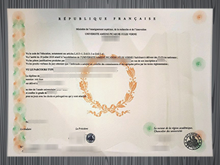 Université de Picardie Jules Verne diploma