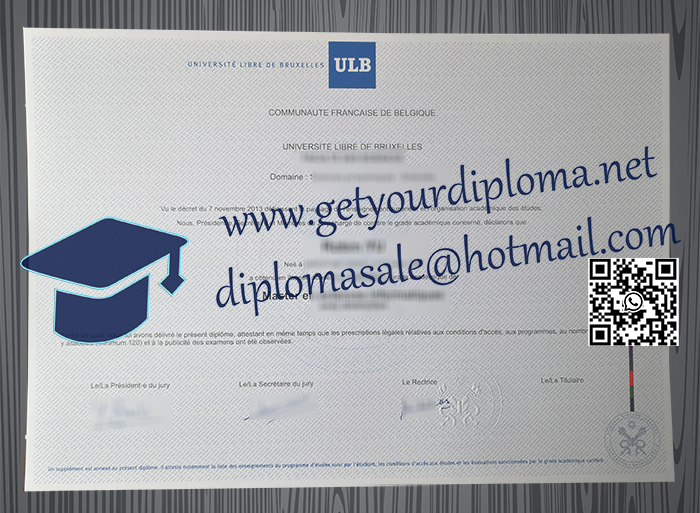 Université libre de Bruxelles degree