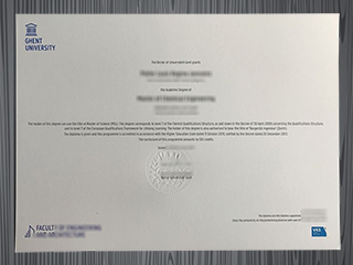 Universiteit Gent diploma