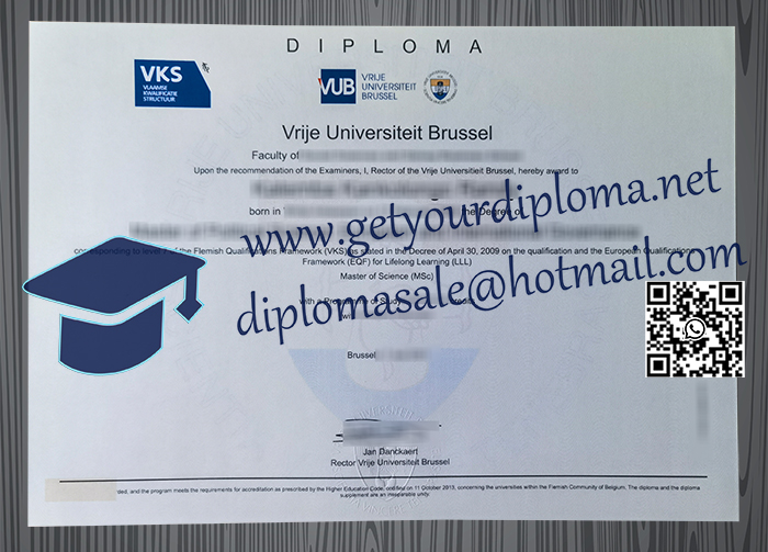 Vrije Universiteit Brussel degree