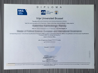 Vrije Universiteit Brussel diploma