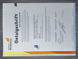 Windesheim University of Applied Sciences diploma