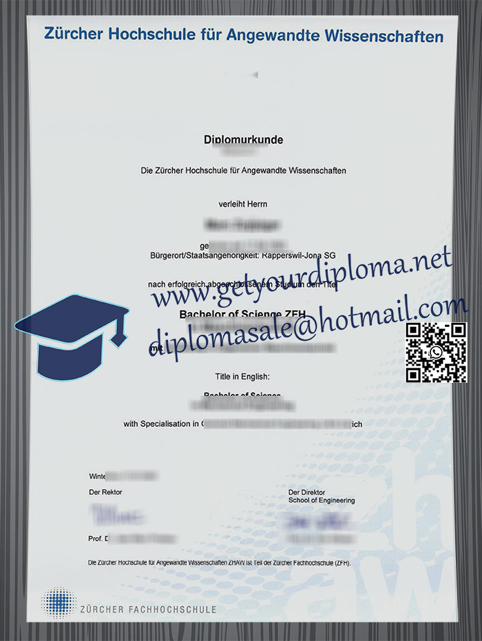 Zürcher Hochschule für Angewandte Wissenschaften degree