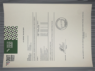 Durban University of Technology transcript