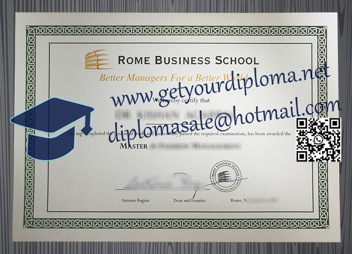 Rome Business School degree