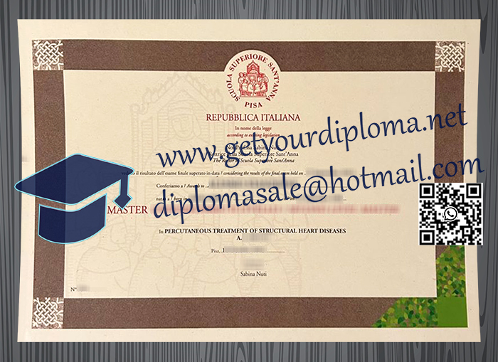 Scuola Superiore Sant'Anna degree