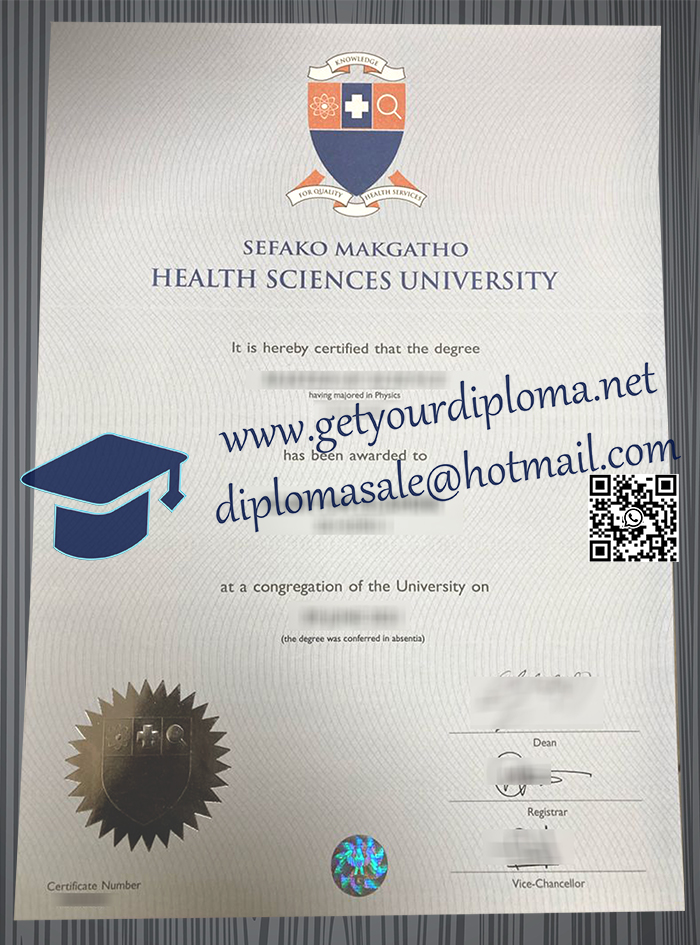Sefako Makgatho Health Sciences University degree