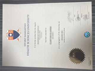 Sefako Makgatho Health Sciences University diploma