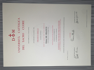 Università Cattolica del Sacro Cuore diploma