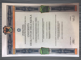 Università degli Studi dell'Aquila diploma