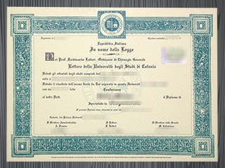 Università degli Studi di Catania diploma