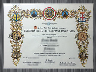 Università degli Studi di Modena e Reggio Emilia diploma