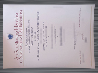 Università degli Studi di Napoli Federico II diploma