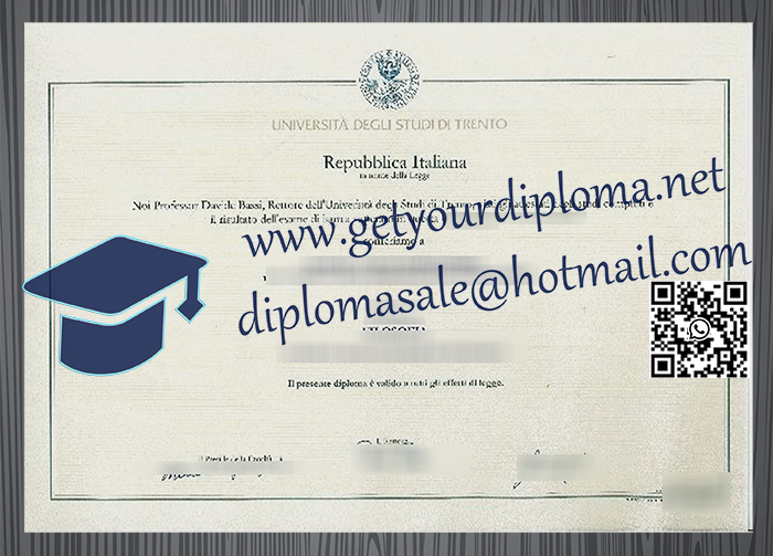 Università degli Studi di Trento degree