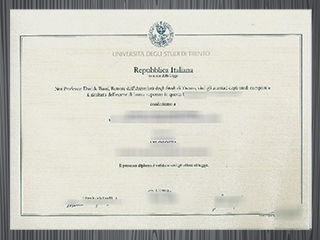 Università degli Studi di Trento diploma