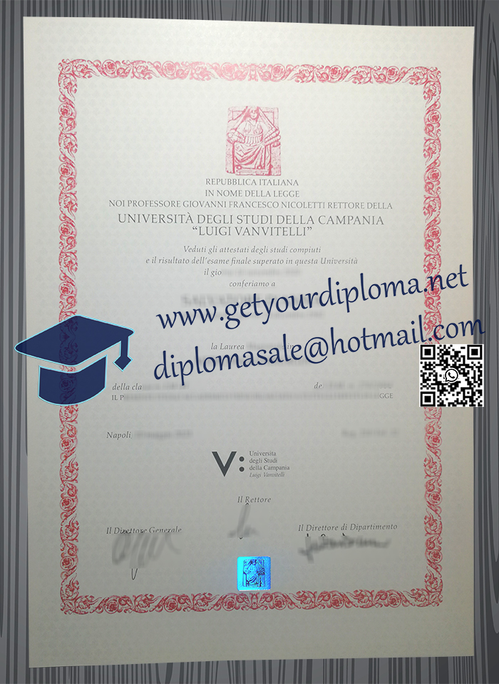Università degli studi della Campania Luigi Vanvitelli diploma