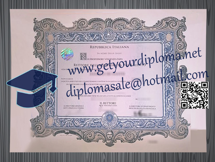 Università del Salento diploma