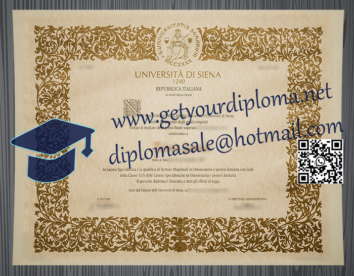 Università di Siena degree
