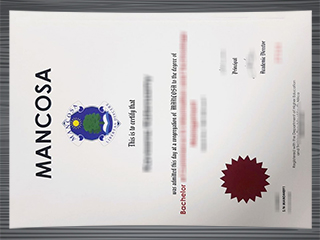 MANCOSA degree