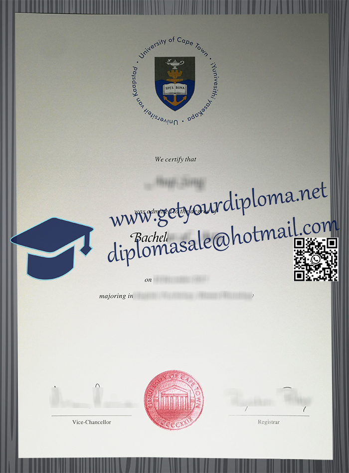 University of Cape Town degree