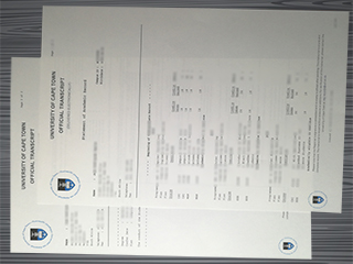 University of Cape Town transcript