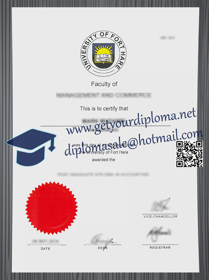 University of Fort Hare degree