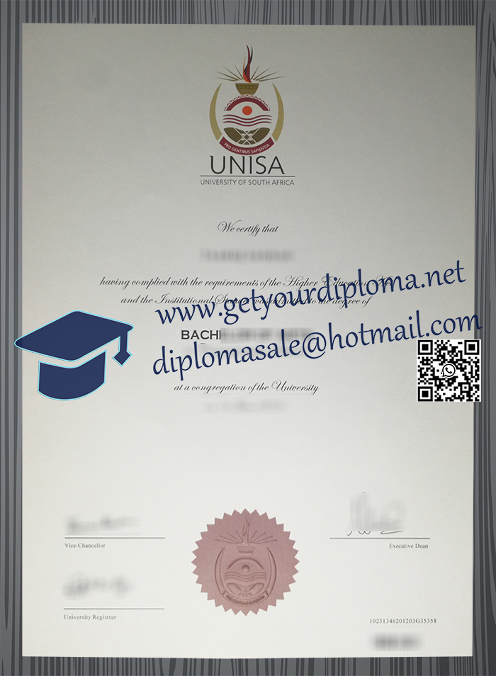 University of South Africa diploma